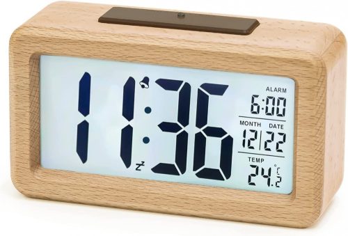 Kings Gift, Fából készült óra, LCD 