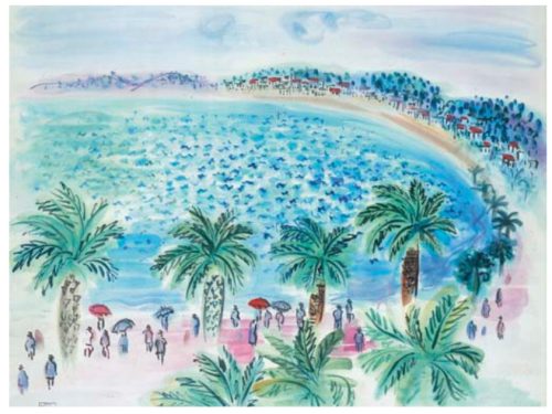 Raoul Dufy, La Promenade des Anglais à Nice, poszter, 60x80cm