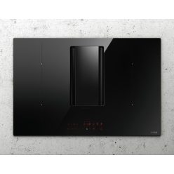   ELICA NIKOLATESLA ALPHA BL/A/78 páraelszívóval integrált indukciós főzőlap, 78 cm, külső kivezetés, fekete