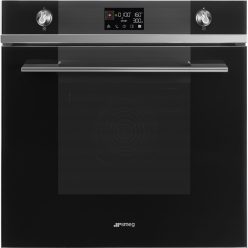   SMEG KOMBINÁLT MIKROHULLÁMÚ SÜTŐ,Linea design, 11+1 funkció, LCD kijelző, feketeüveg