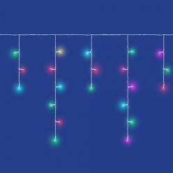   iSparkle LEDS108IV-1 LED-es fényfüggöny, 3 m / 108 db RGB LED, applikációval vezérelhető, smart, kül- és beltéri kivitel